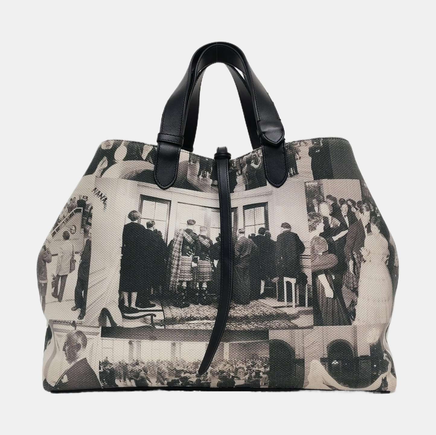 DIOR Toujours Large Multicolor Canvas Printed Handbag Black Hardware Pockets-(SKU)-970966828