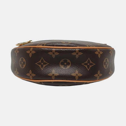 LOUIS VUITTON LOOP Brown Coated Canvas Monogram Pea Pod Bag with Shoulder Strap, Gold Hardware, 2 Removable Shoulder Straps-(SKU)-960936735
