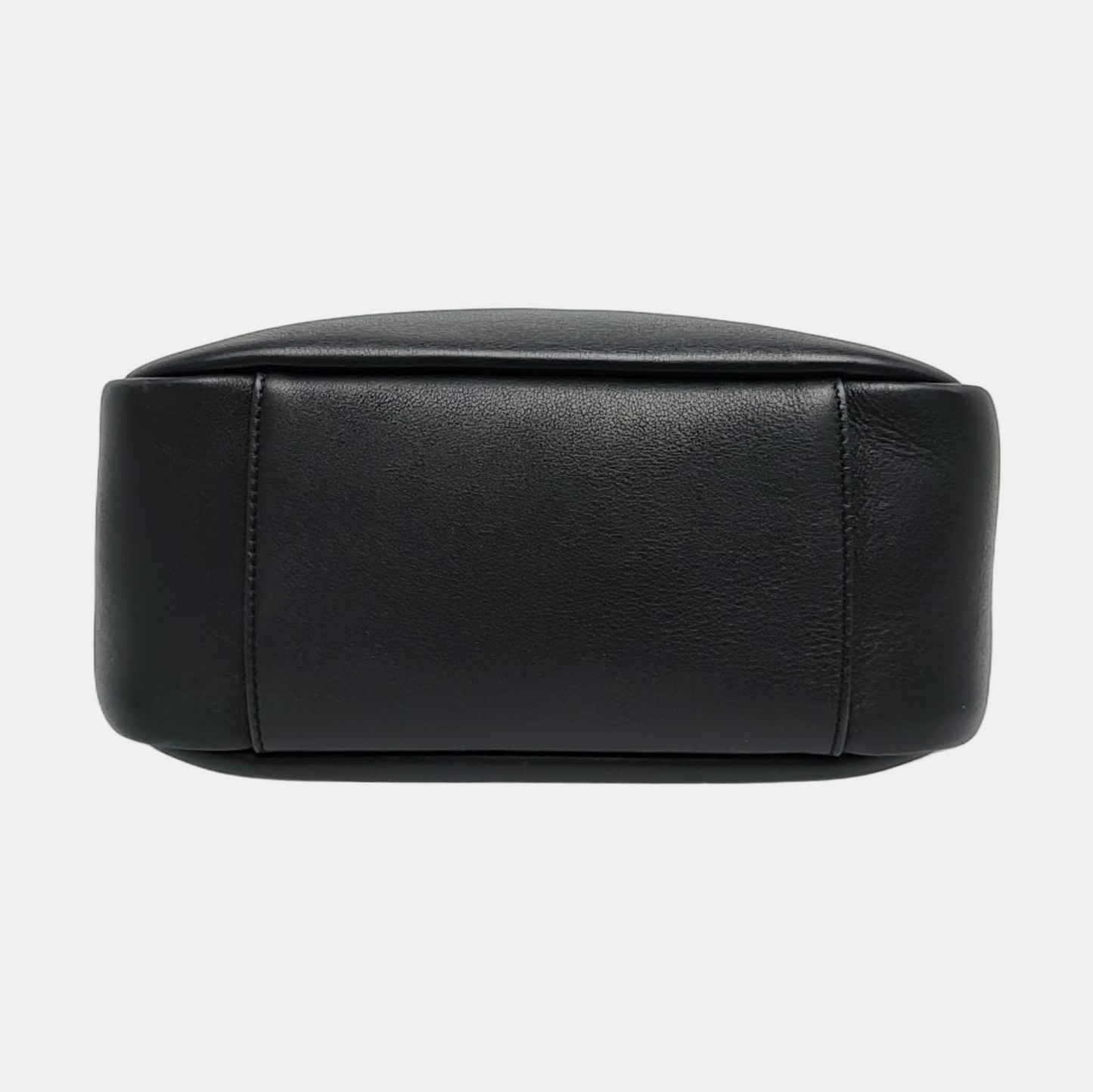 YSL LE 5 À 7 Black Leather Single Shoulder Bag with Gold Hardware-(SKU)-964076452