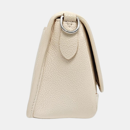 LOUIS VUITTON BUCI White EPI Leather Water Ripple Shoulder Bag, Tote Bag with Detachable Strap, Silver Hardware-(SKU)-971019920