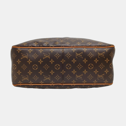 LOUIS VUITTON DELIGHTFUL Brown Coated Canvas Monogram Tote Bag Single Shoulder Bag Golden Hardware-(SKU)-971271312