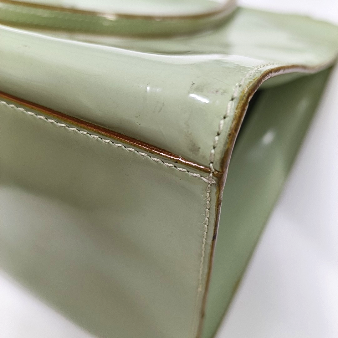 FERRAGAMO Tote bag Light Green Cowhide Single Shoulder Bag Tote Bag Silver Hardware-(SKU)-930402799