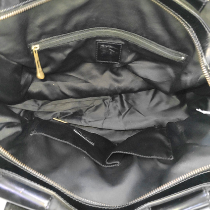 BURBERRY Tote bag Black Nylon Stud Handbag Golden hardware-(SKU)-960194301