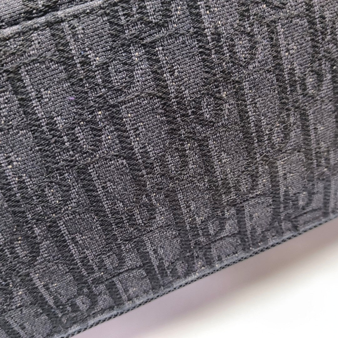 DIOR Rider Black Canvas Monogram Jacquard Backpack with Silver Hardware-(SKU)-970762004