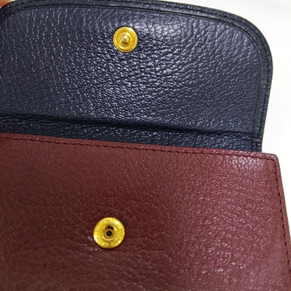Miu Miu Miu Délice Burgundy Calfskin Leather Wallet Golden hardware-(SKU)-960123346