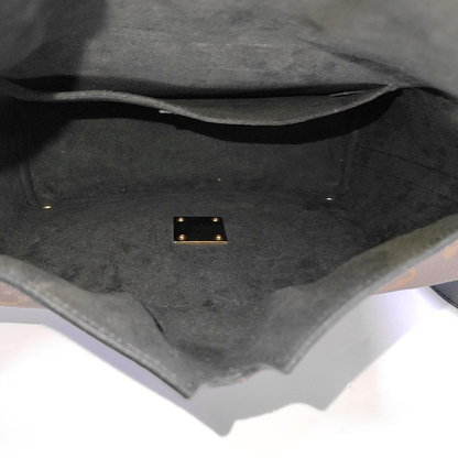 LOUIS VUITTON BENTO BOX, brown coated canvas monogram crossbody bag, shoulder bag, handbag with golden hardware and 2 detachable straps-(SKU)-956133606