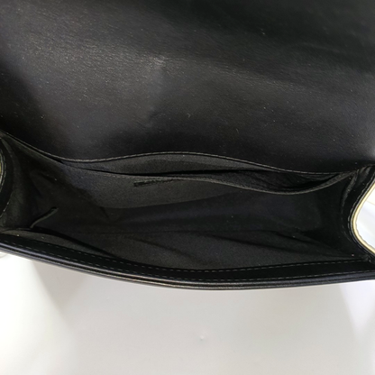 CHANEL BOY CHANEL Medium White Lamb Skin Quilted Single Shoulder Bag Detachable Strap Rhodium Hardware 18 Clasp-(SKU)-959564808