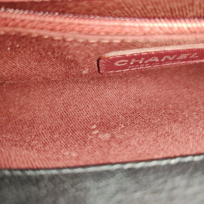 CHANEL PERFECT EDGE Black Lamb Skin Quilted Monogram Crossbody Bag Handbag Shoulder Bag Ruthenium Hardware 21 Clasp-(SKU)-966996971