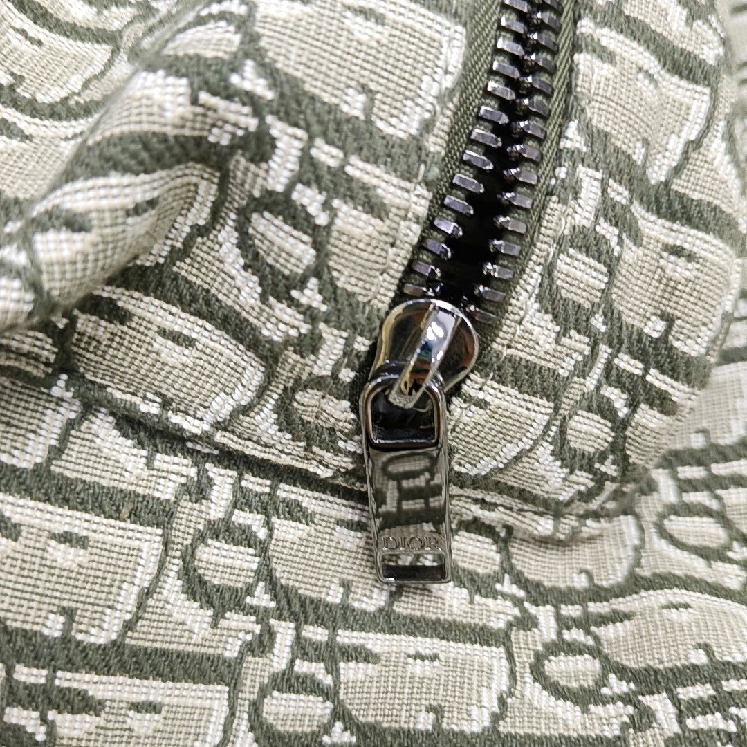 DIOR Rider Beige Canvas Monogram Jacquard Backpack with Silver Hardware-(SKU)-971045126