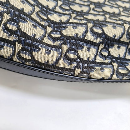 DIOR C'Est Dior Medium Gray Canvas Monogram Jacquard Shoulder Bag with Chain Strap, Gold Hardware, 2 Removable Shoulder Straps-(SKU)-956765138