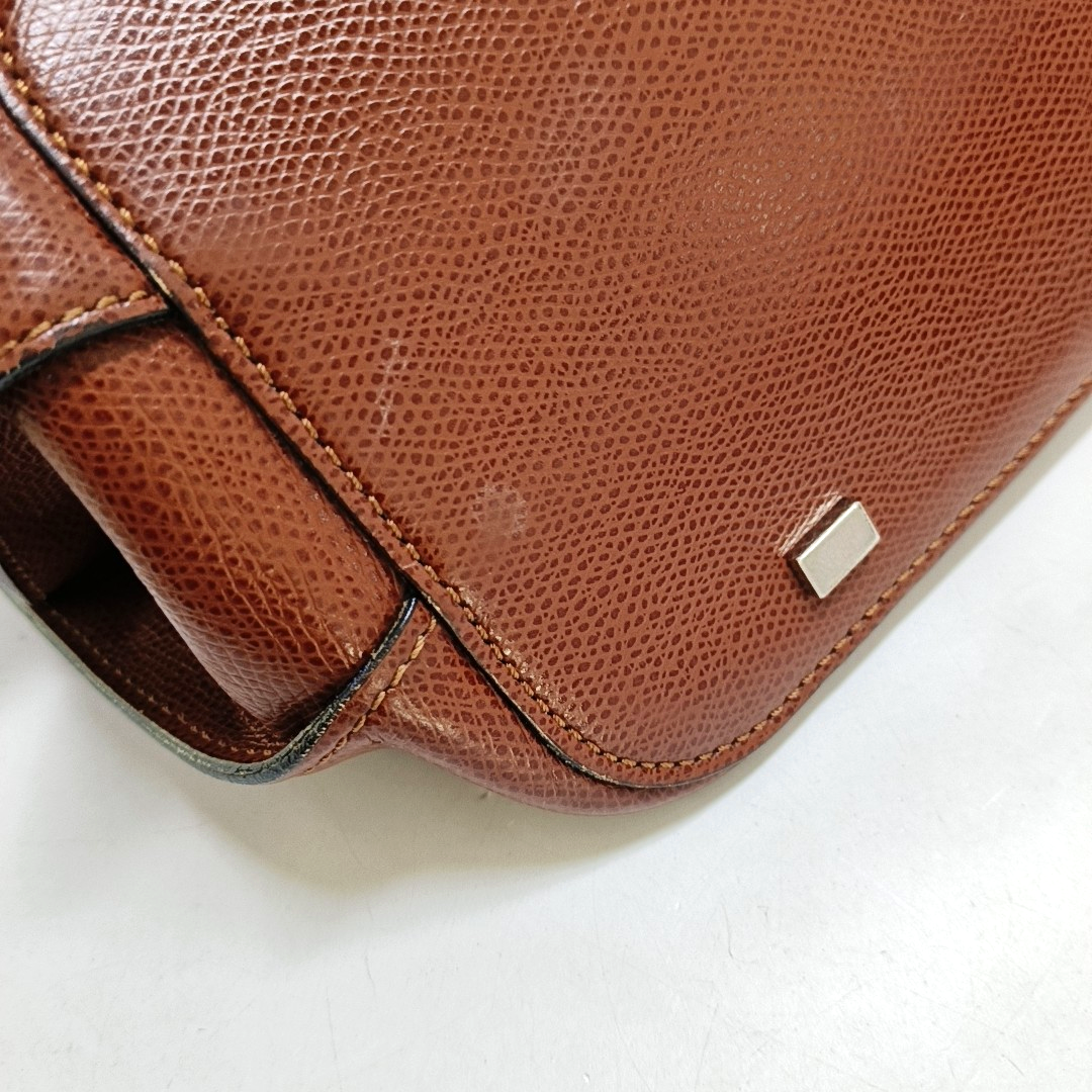 CELINE Tote bag Brown Cowhide Handbag Silver Hardware-(SKU)-951157381