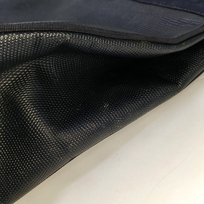 FERRAGAMO Vara Large size Dark blue cowhide shoulder bag Golden hardware-(SKU)-942579184