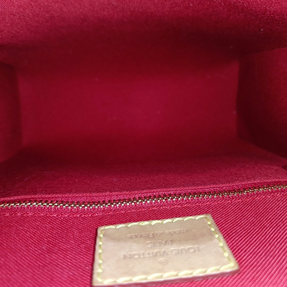 LOUIS VUITTON SAC PLAT BB Brown Coated Canvas Monogram Notepad Bag Crossbody Shoulder Bag Sling Bag Golden Hardware Removable Strap-(SKU)-954740431