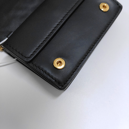 BURBERRY Black牛皮浮雕TBShoulder Bag Golden hardware Removable shoulder strap-(SKU)-953270143