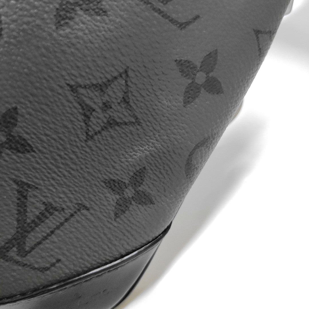 LOUIS VUITTON TRIO Black Coated Canvas Monogram Crossbody Bag Shoulder Bag with Detachable Strap-(SKU)-969076544