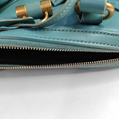 YSL MUSE Blue Calfskin Embossed Quilted Single Shoulder Bag with Sling and Handbag Golden hardware Removable shoulder strap-(SKU)-957191908