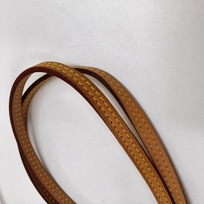LOUIS VUITTON CARRY IT Brown Coated Canvas Monogram Shoulder Bag Golden Hardware Pockets-(SKU)-962383359