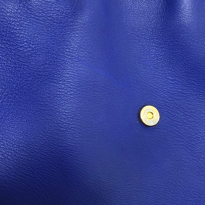 YSL CHYC Y LIGNE Medium size Dark Blue Leather Handbag Golden hardware-(SKU)-955766703