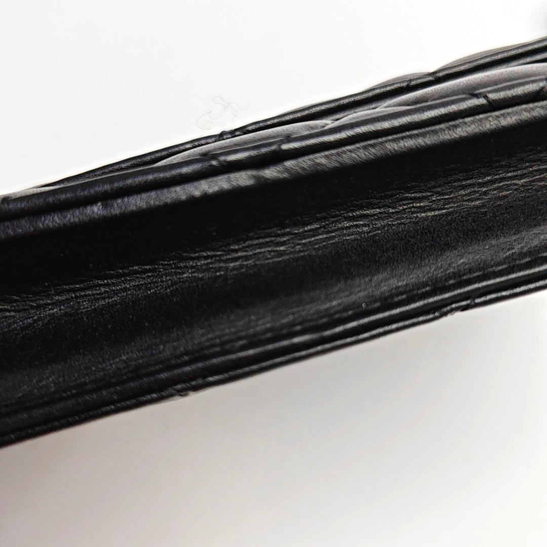 CHANEL WOC Black Lamb Skin Quilted Single Shoulder Bag Golden Hardware 31 Openings-(SKU)-969281710