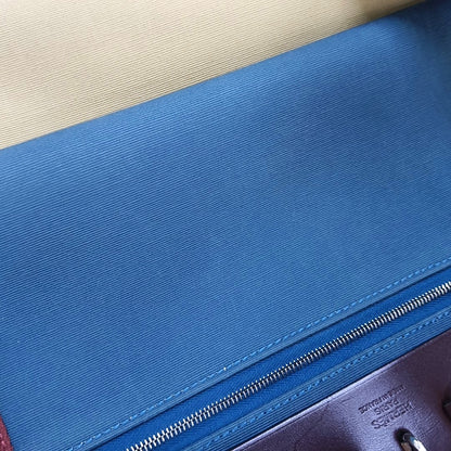 HERMÈS Herbag 31 Massala Tea Canvas Single Shoulder Bag Silver Hardware U Pouch Removable Strap-(SKU)-969010862