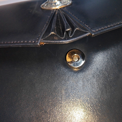 GUCCI Dark blue cowhide shoulder bag Silver Hardware-(SKU)-933996444