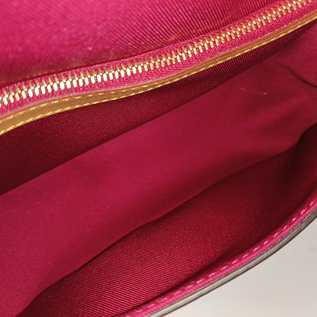 LOUIS VUITTON DIANE Brown Coated Canvas Monogram Crossbody Bag Shoulder Bag with Detachable Straps Golden Hardware-(SKU)-967536707