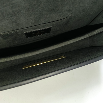 LOUIS VUITTON DAUPHINE Mini Black EPI Leather Monogrammed Daffodil Shoulder Bag Crossbody Bag with 2 Detachable Straps-(SKU)-957256164