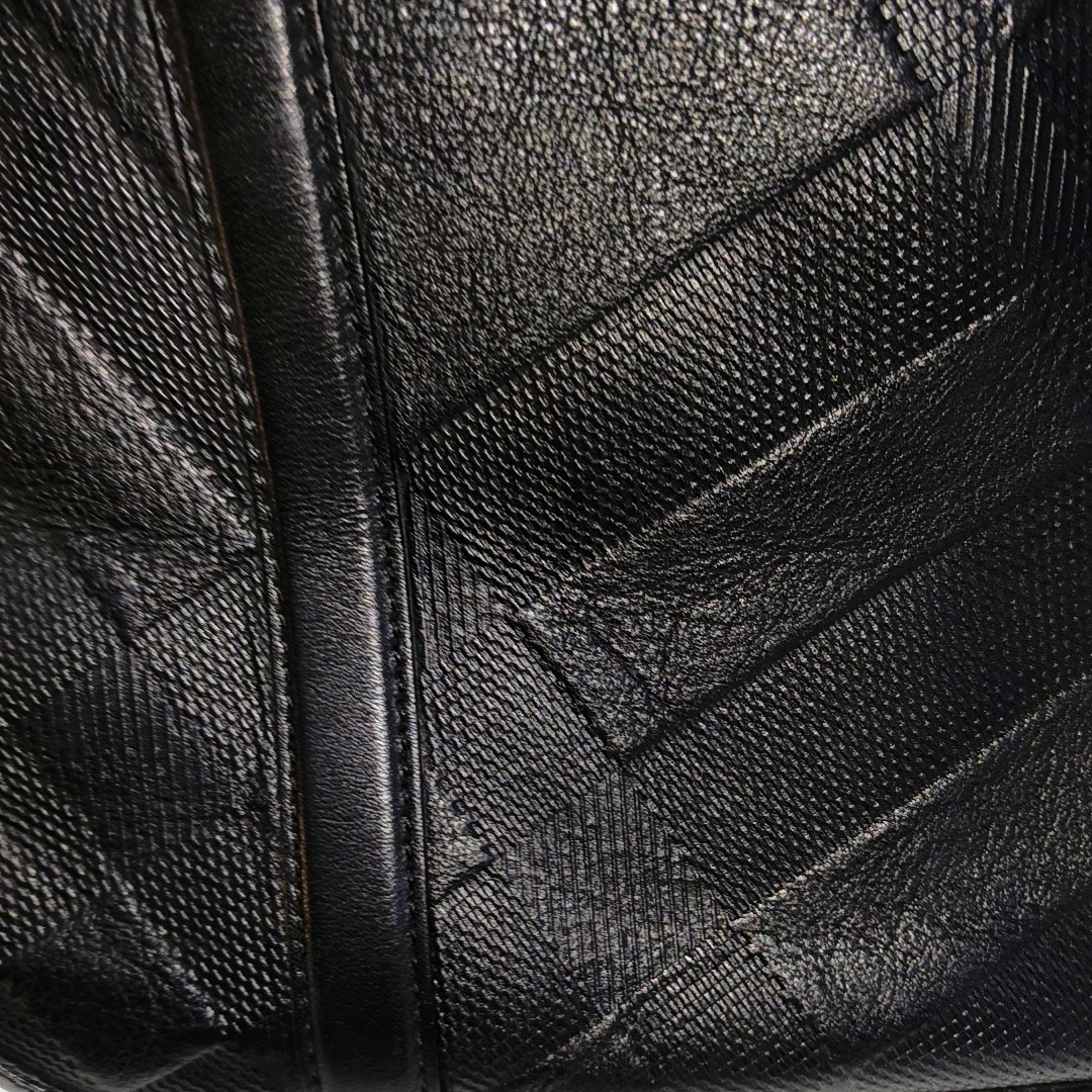 BURBERRY Tote bag Black Cowhide Embossed Single Shoulder Handbag Tote Bag Crossbody Bag Golden hardware Removable shoulder strap-(SKU)-14450075