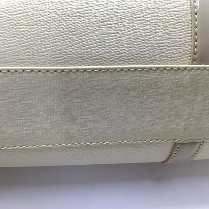 BURBERRY Beige Leather Tote Bag Golden hardware-(SKU)-944138896