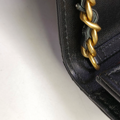 CHANEL CHANEL 19 Black Sheepskin Quilted Diamond Pattern Crossbody Bag Single Shoulder Bag Golden Silver Palladium Hardware 31 Clasp-(SKU)-951093853