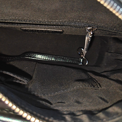 CHANEL GABRIELLE Small Size Radiant Calfskin Quilted Diagonal Bag, Shoulder Bag, Crossbody with Detachable Strap, Golden, Silver, and Ruthenium-Colored Hardware, 27 Clasps-(SKU)-946512946