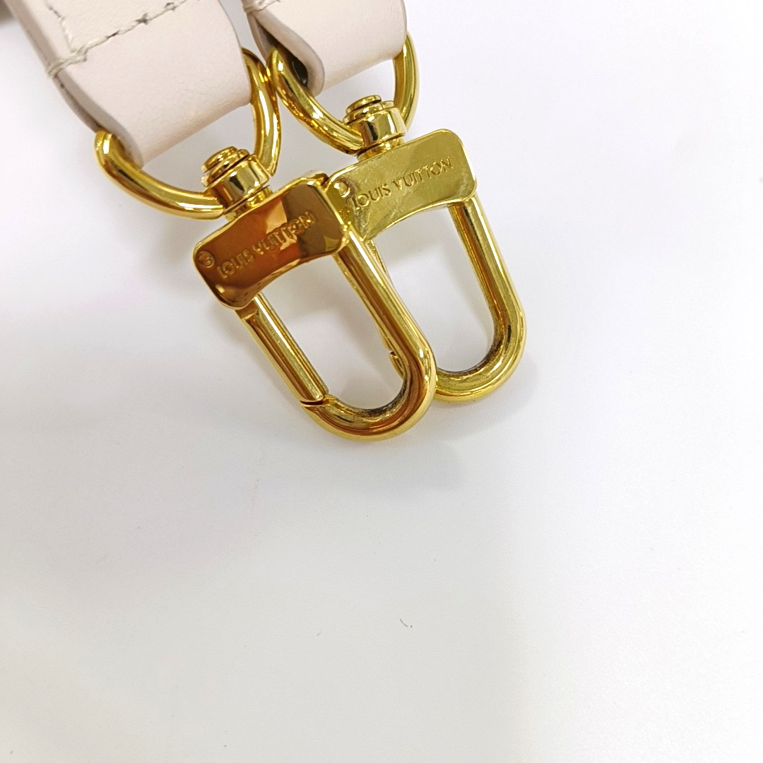 LOUIS VUITTON HIDE & SEEK Beige EPI Leather Water Ripple Shoulder Bag Gold Hardware Removable Strap-(SKU)-961302682