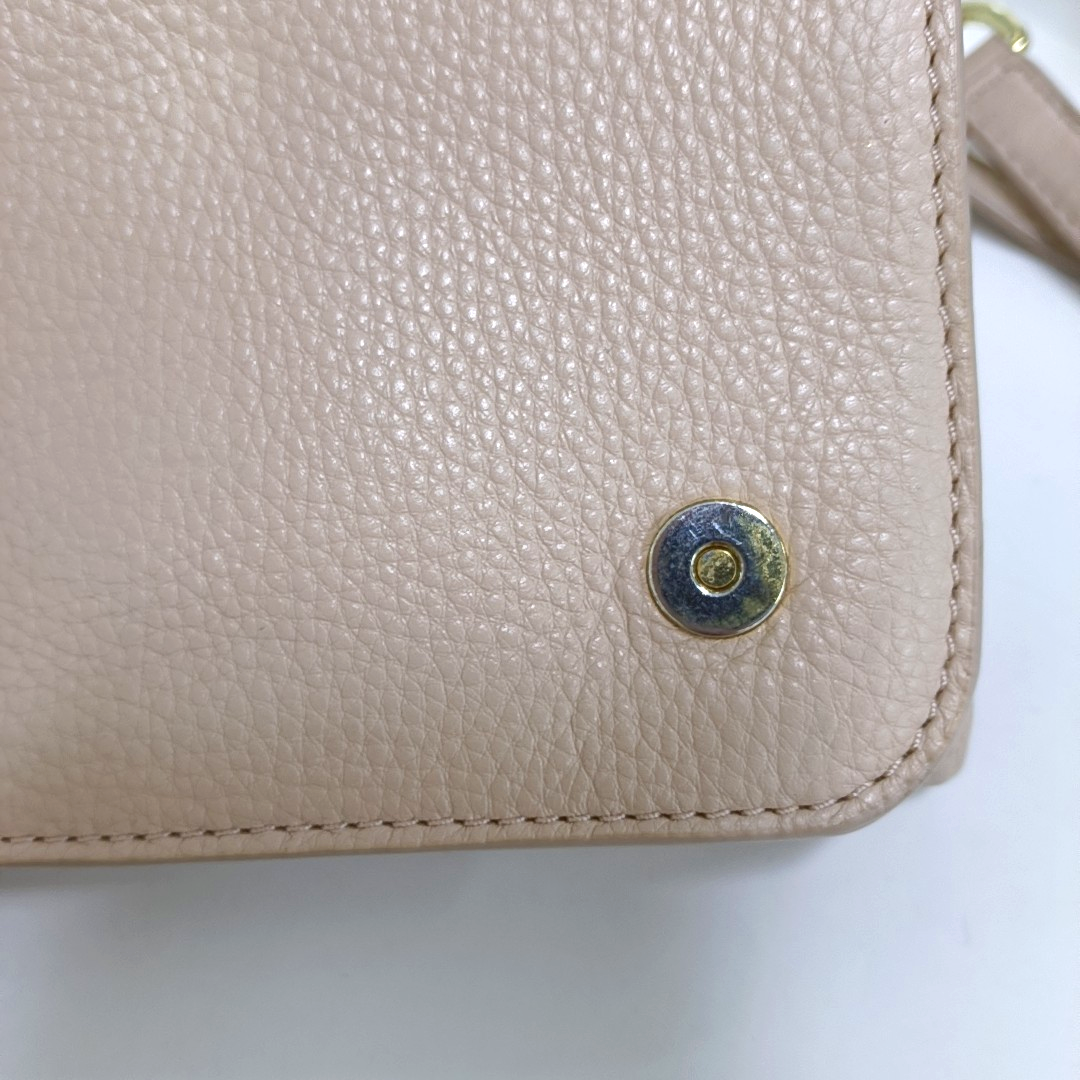 TORY BURCH Britten Light Pink Leather Crossbody Bag Single Shoulder Bag Silver Hardware Removable shoulder strap-(SKU)-942795681