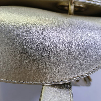 DIOR Lady Dior Small Champagne Lamb Skin Quilted Four Compartments Shoulder Bag Tote Crossbody Bag with Detachable Strap-(SKU)-969145755