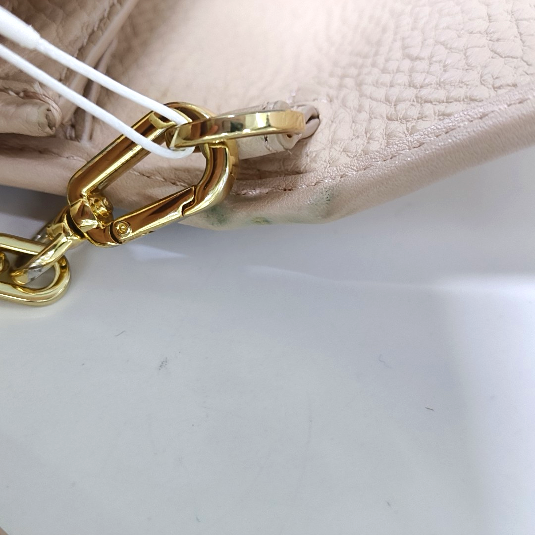 TORY BURCH Britten Light Pink Leather Crossbody Bag Single Shoulder Bag Silver Hardware Removable shoulder strap-(SKU)-942795681