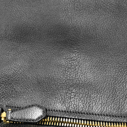 Miu Miu Tote bag Black Cowhide Textured Single Shoulder Bag Tote Golden hardware Removable shoulder strap-(SKU)-955830473