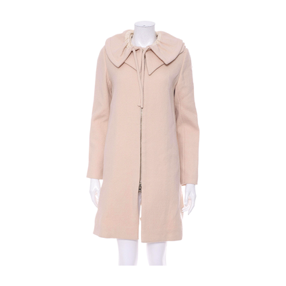 Chloé XScode Spring-Autumn Pink Wool Women's Mid-Length Coat-(SKU)-14485957