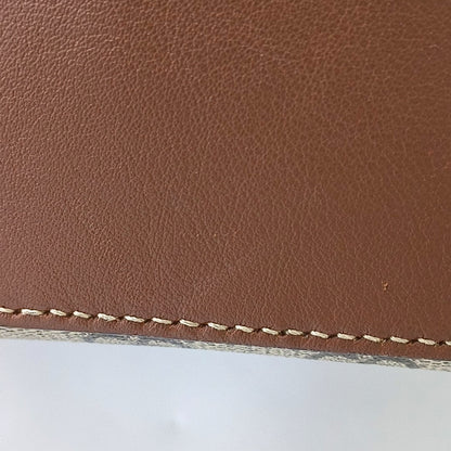 GUCCI Padlock Medium Brown Coated Canvas Monogram Shoulder Bag Handbag Golden Hardware-(SKU)-969086210