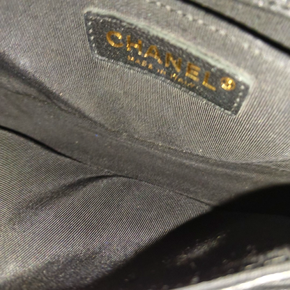 CHANEL NOW AND FOREVER Black Lamb Skin Quilted Crossbody, Shoulder Bag with Golden Hardware 27 Clasp-(SKU)-14471021