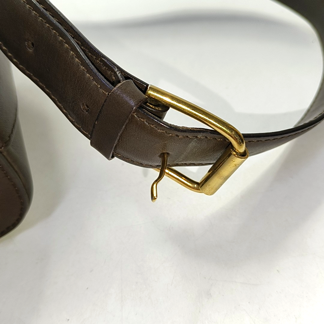 CELINE Tote bag Brown Canvas Shoulder Bag Golden hardware-(SKU)-951945136