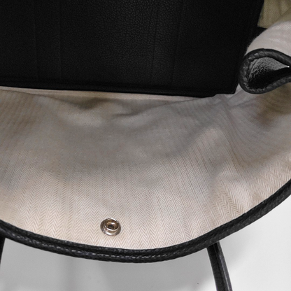 HERMÈS Garden Party 36 Black Negonda Calfskin Garden Bag Handbag Silver Hardware D-(SKU)-951701522