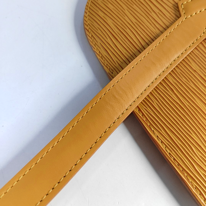 LOUIS VUITTON LUSSAC 黄色EPI牛皮水波纹Shoulder Bag Golden hardware Vintage model-(SKU)-959138039