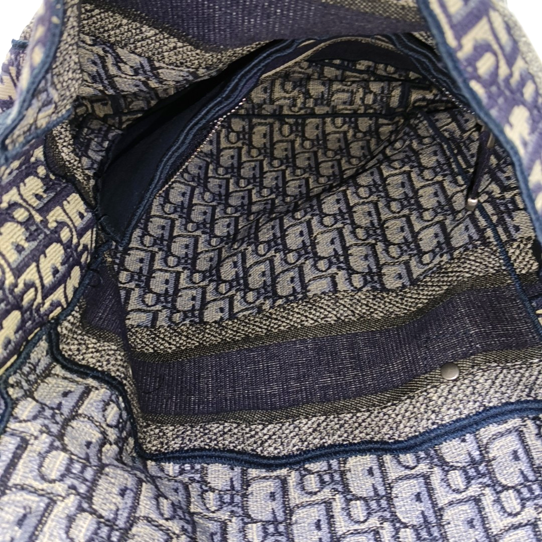 DIOR Diorcamp Blue Canvas Backpack-(SKU)-954461793