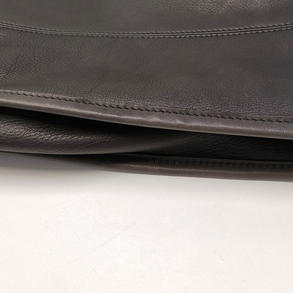 FENDI Tote bag Black cowhide tote bag Silver Hardware-(SKU)-960577397