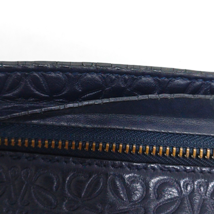 LOEWE Blue Leather Handbag Silver Hardware-(SKU)-948070962