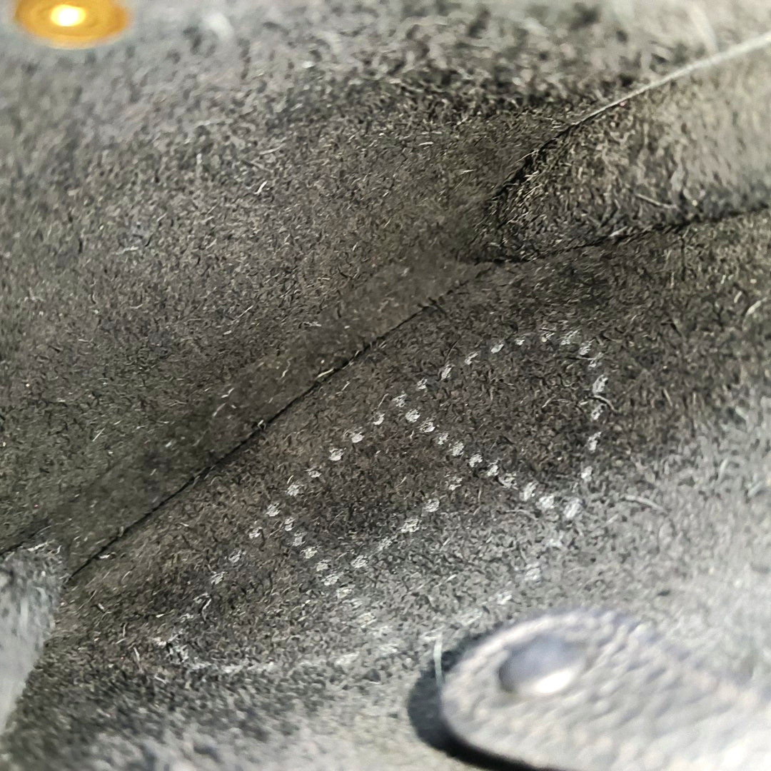 HERMÈS Evelyne TPM Black Clemence Leather Open Evelyne Single Shoulder Bag Crossbody Y Detachable Strap-(SKU)-971141819