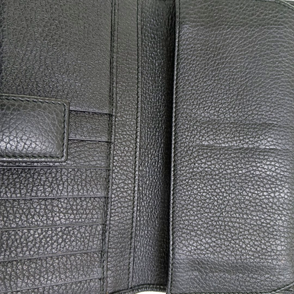 GUCCI Blondie Black Leather Studs Wallet Silver Hardware-(SKU)-960340084