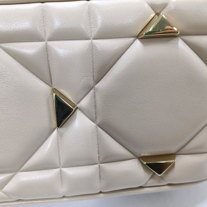 DIOR Lady Dior Small Beige Calfskin Cannage Embossed Shoulder Bag Tote Bag Crossbody Bag Golden Hardware Removable Strap-(SKU)-958701204