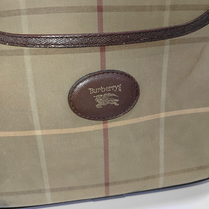 BURBERRY Camera Bag Brown Canvas Crossbody Single Shoulder Bag Golden hardware-(SKU)-936478276