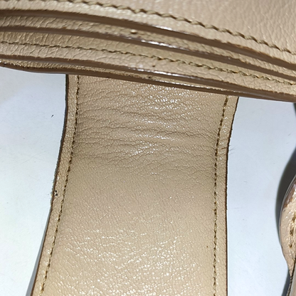 Miu Miu Tote bag Nude Pink Leather Single Shoulder Bag Tote Bag Golden hardware Removable shoulder strap-(SKU)-951760911